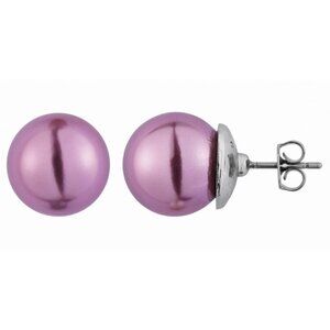Dyrberg/Kern Sylvia Pink pearl earrings